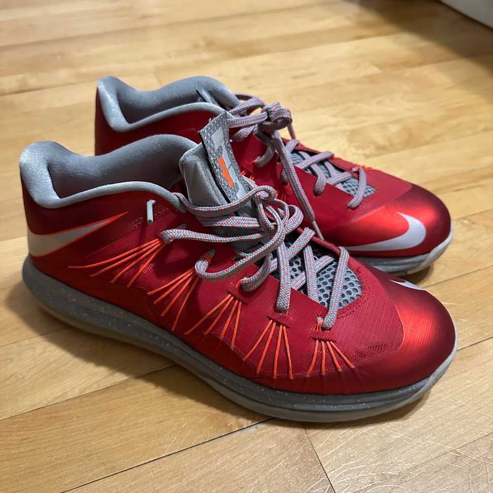 Red Lebron Sneakers